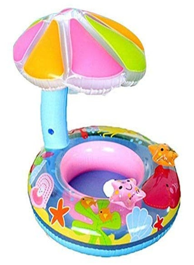 عوامة سباحة للأطفال الرضع من ديلزون، مقعد سباحة قابل للنفخ، عوامة مائية للأطفال من عمر سنتين إلى 8 سنوات، (متعددة الألوان) (عبوة من 5 قطع)
